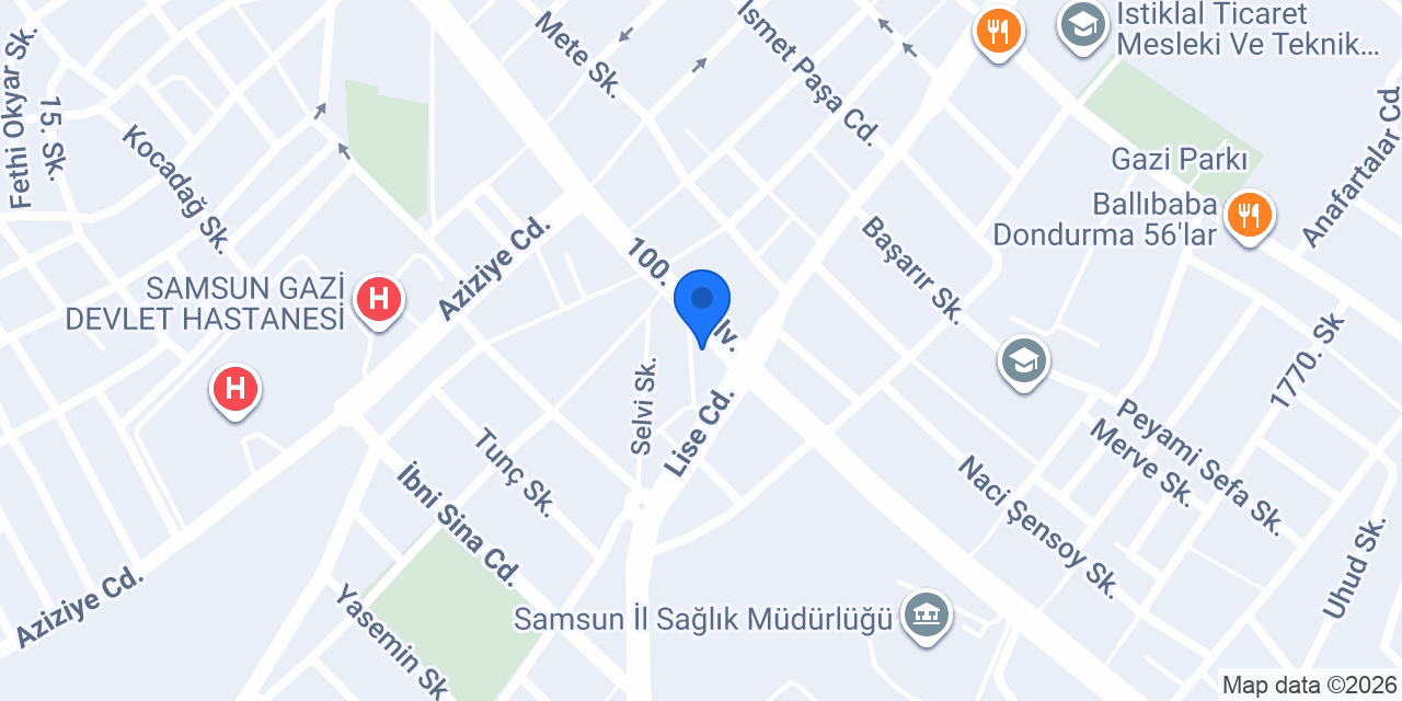 Kelebek Çiçekevi konumu