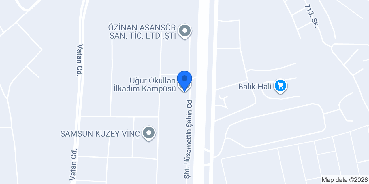 Uğur Okulları İlkadım Kampüsü konumu