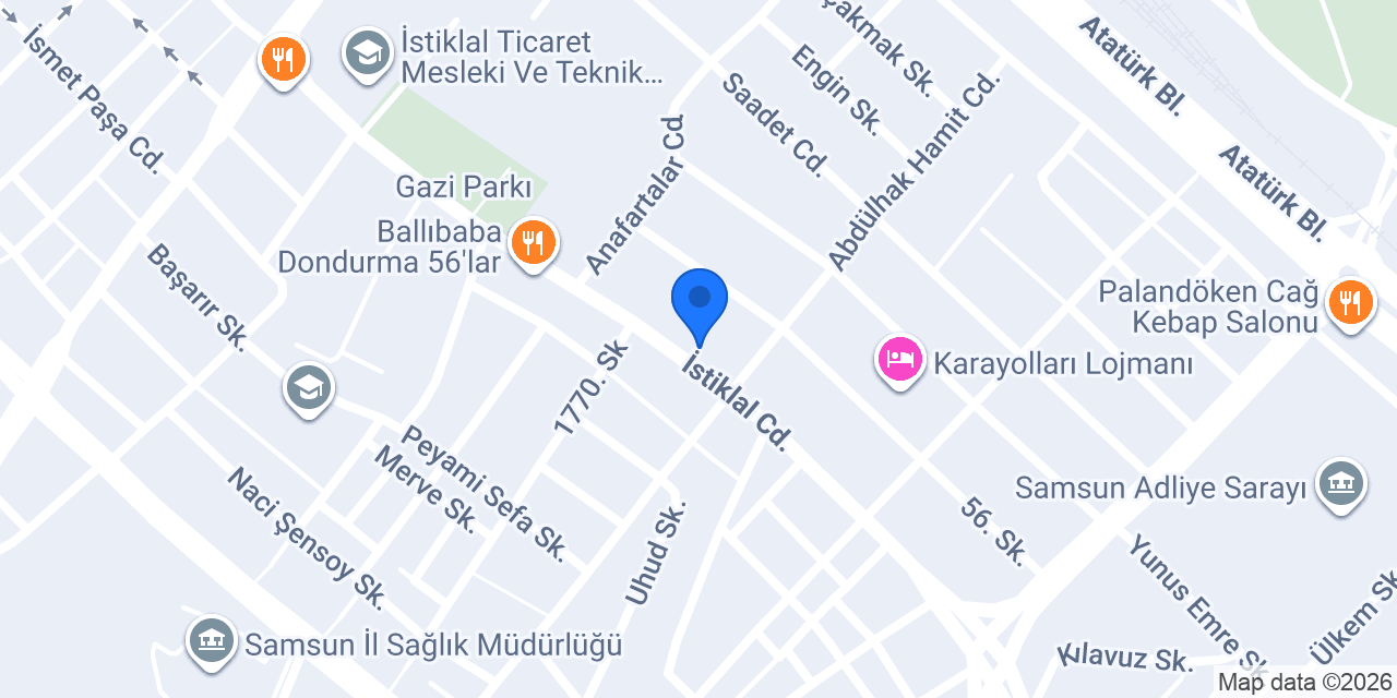 Sarızeybek Cafe Bistro 56 Lar Şubesi konumu