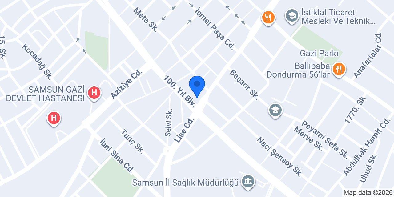 Erdem İç Mimarlık konumu