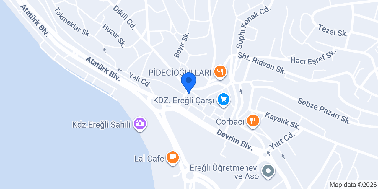 Lider kokoreç kdz ereğli konumu