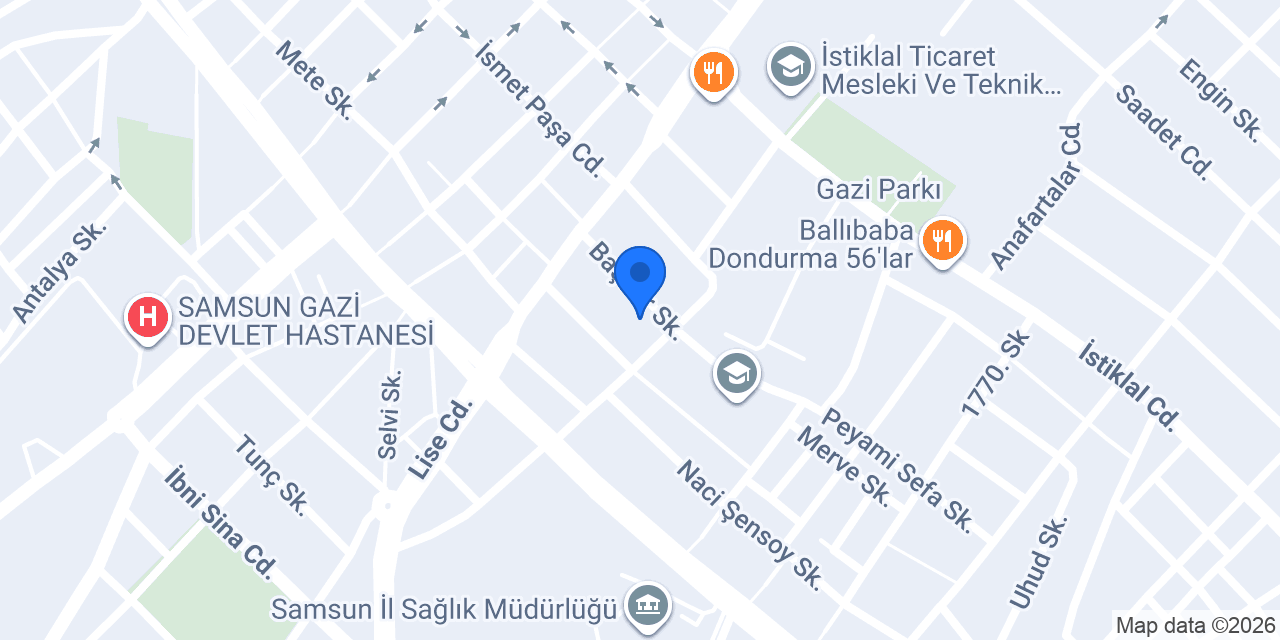 Özel Yaratıcı Anaokulu konumu