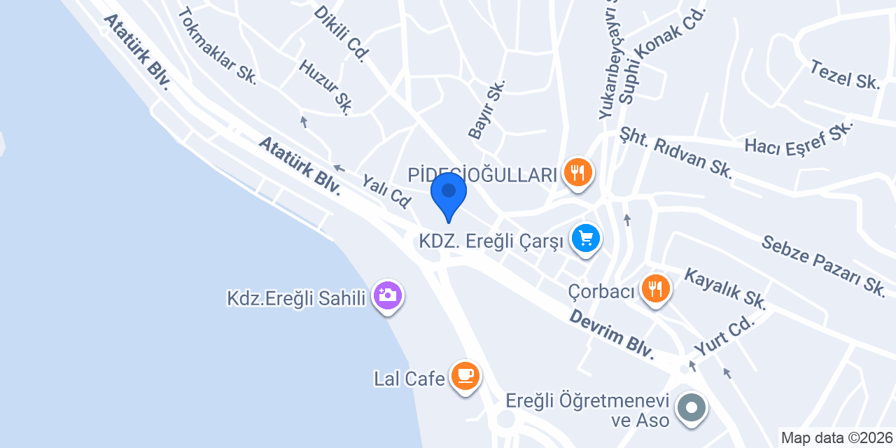 Heracleia Yaren Restaurant konumu