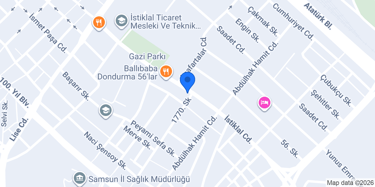 Kamer Eczanesi konumu