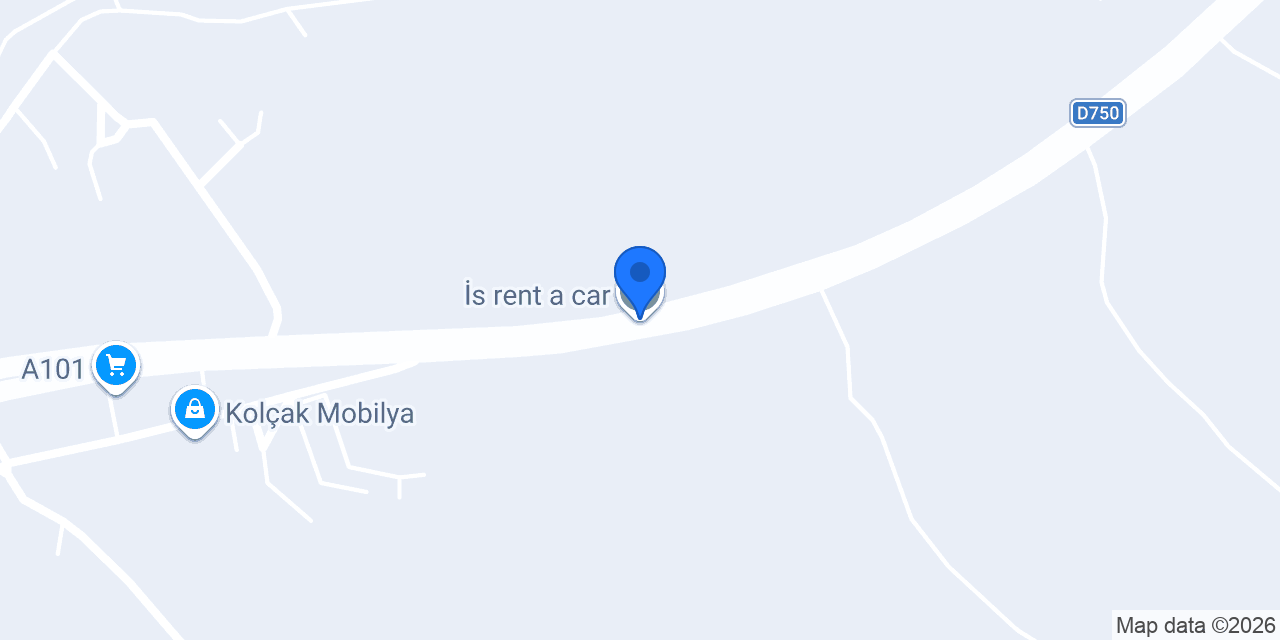 İs rent a car konumu