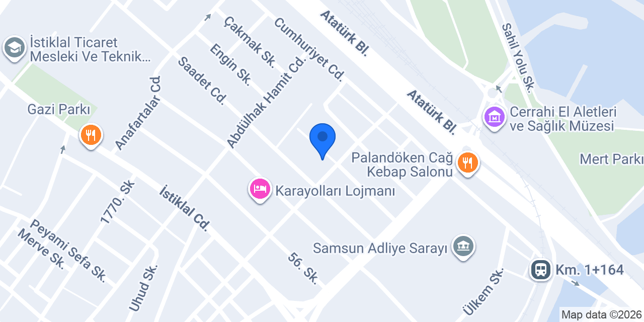 Otto Suite Taksim konumu