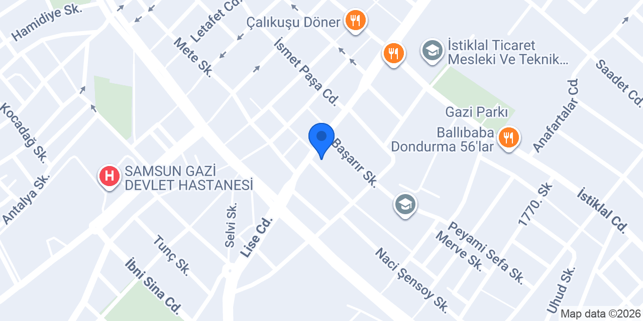 Sezgin Çiçekevi konumu
