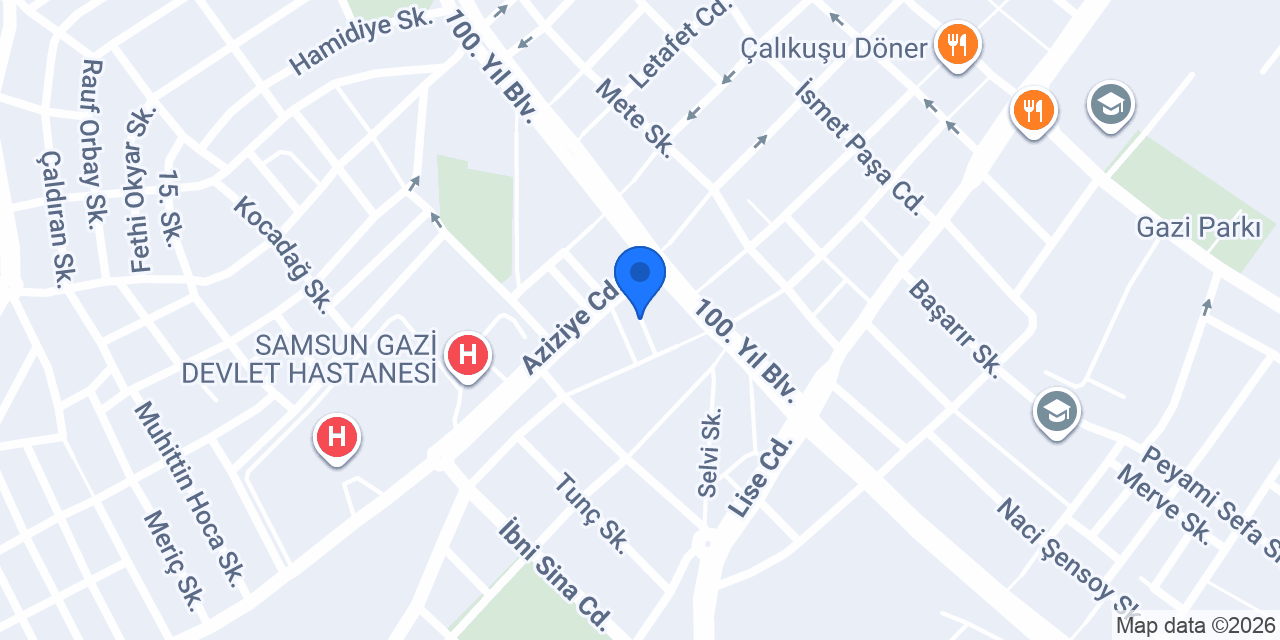 Yemek Servisi 55 konumu