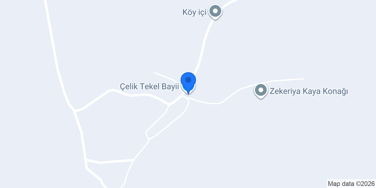 Çelik Tekel Bayii konumu