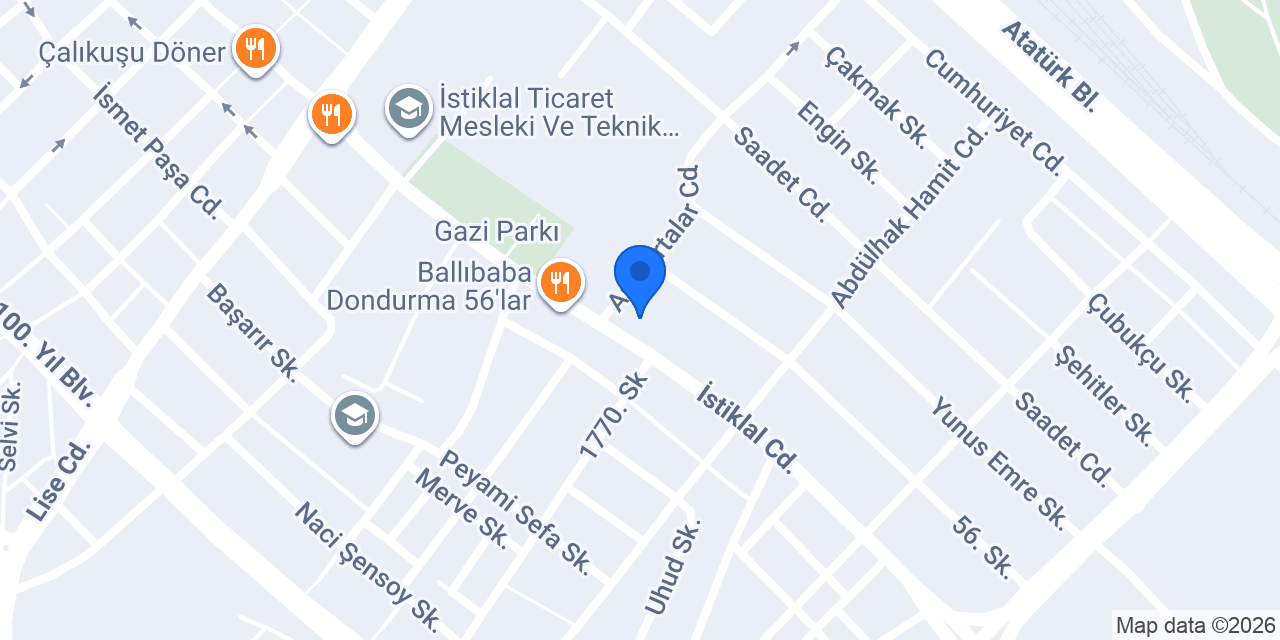MURAT KİTABEVİ konumu