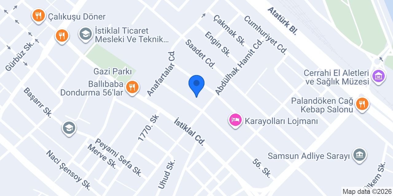 Kahramanoğlu Hukuk Bürosu konumu