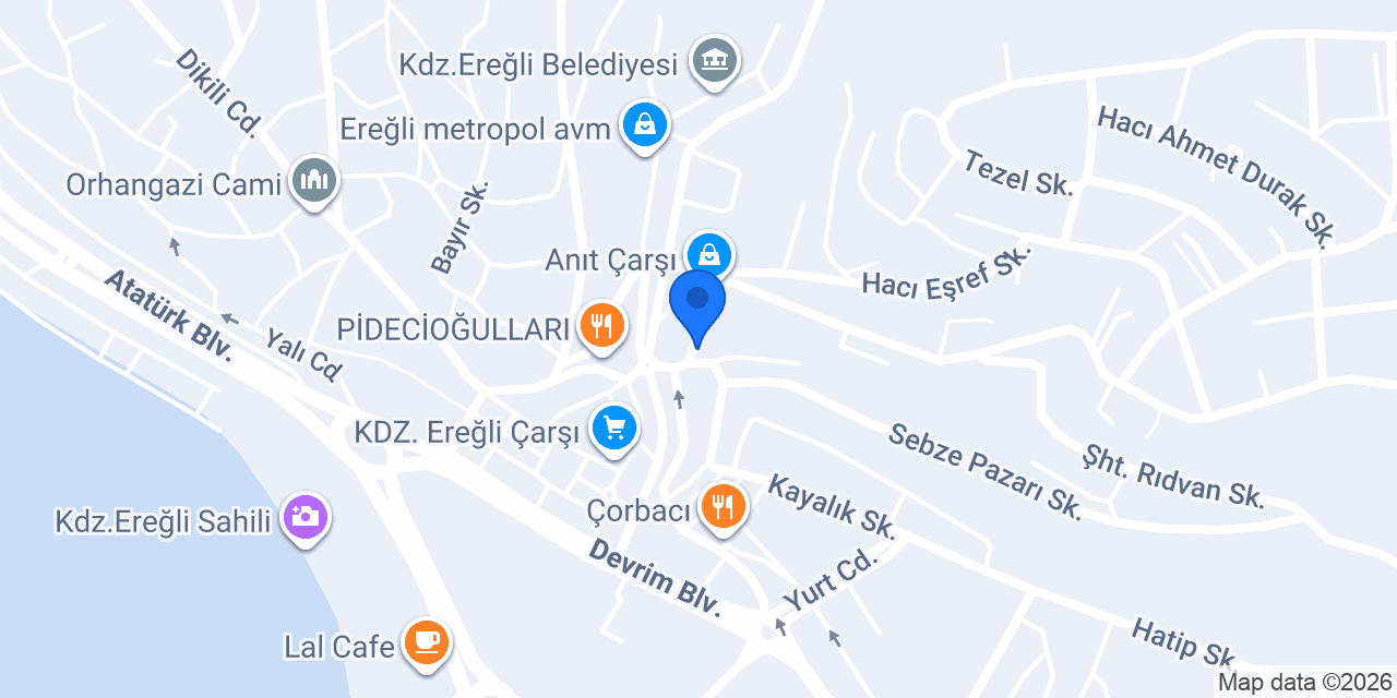 Favorim Masaj Salonu konumu