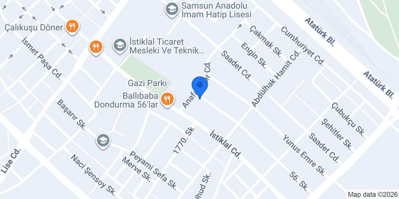 Av. Anıl DEMİR konumu