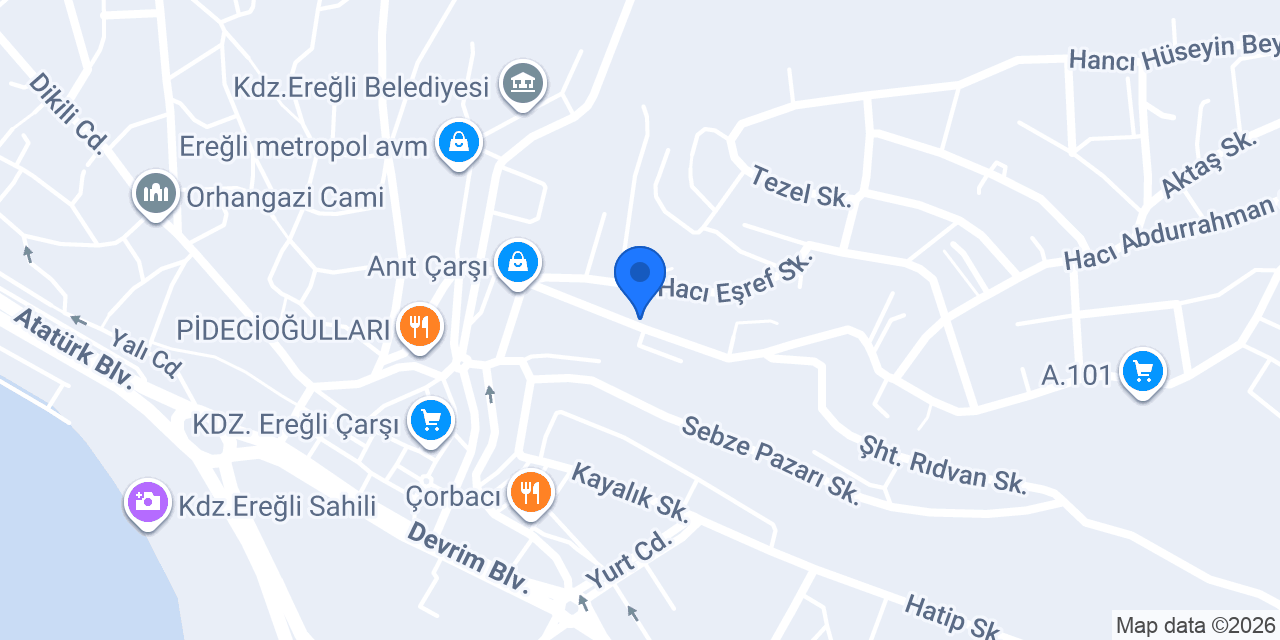 İhlas Yetkili Servisi konumu