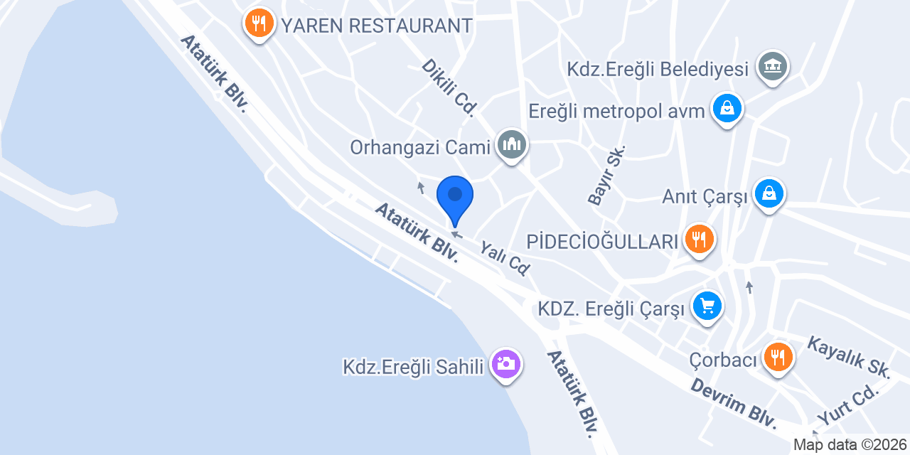 Penguen Kitabevi Kdz. Ereğli konumu