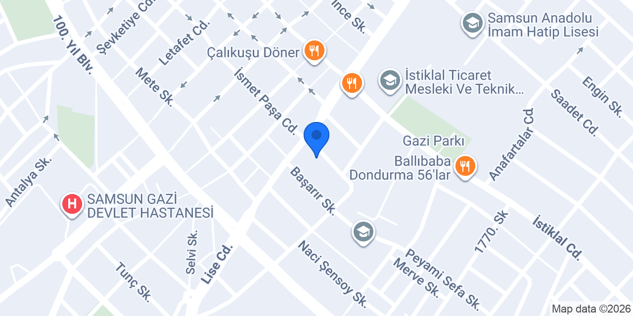 Baranoğlu Mühendislik konumu