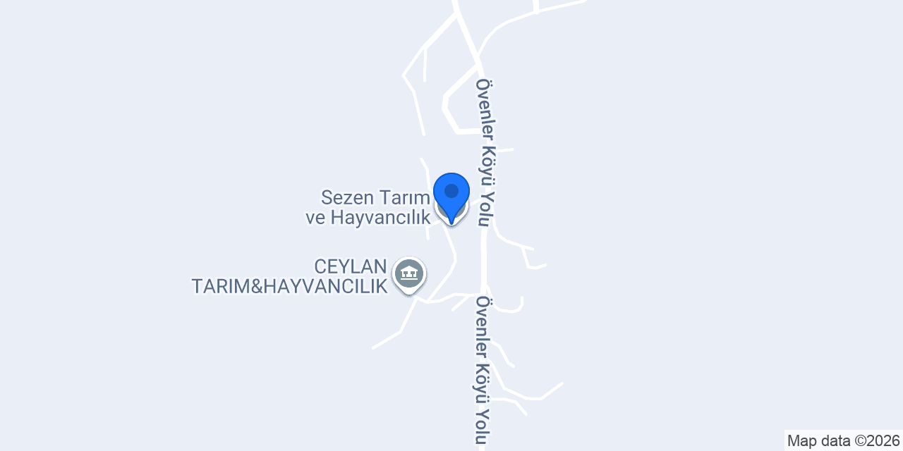 Sezen Tarım ve Hayvancılık konumu