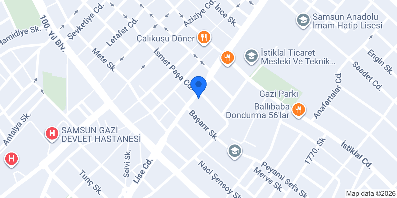 Mefa Mobilya konumu