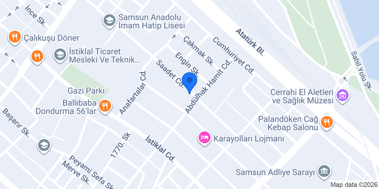 A.Orhan Üçüncü Veteriner Kliniği konumu