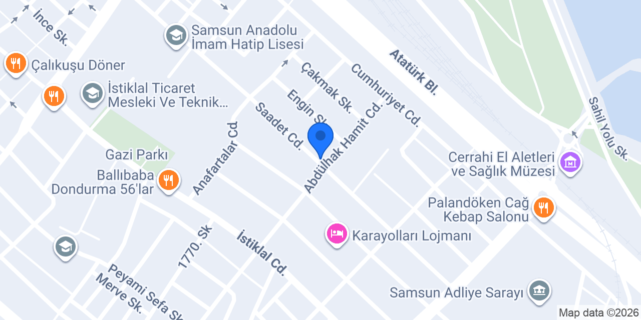 Öz sam tes konumu