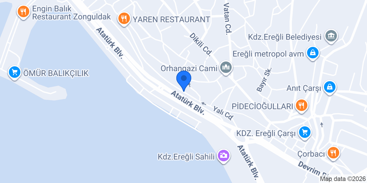 Balkon Cafe & Nargile & Okey & Alkol konumu