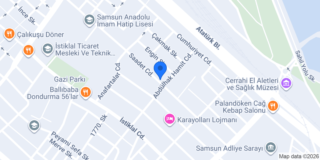 Çağlar Avukatlık Bürosu konumu