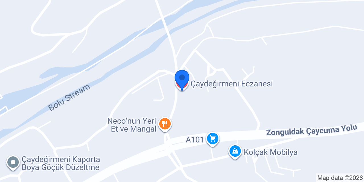 Çaydeğirmeni Eczanesi konumu