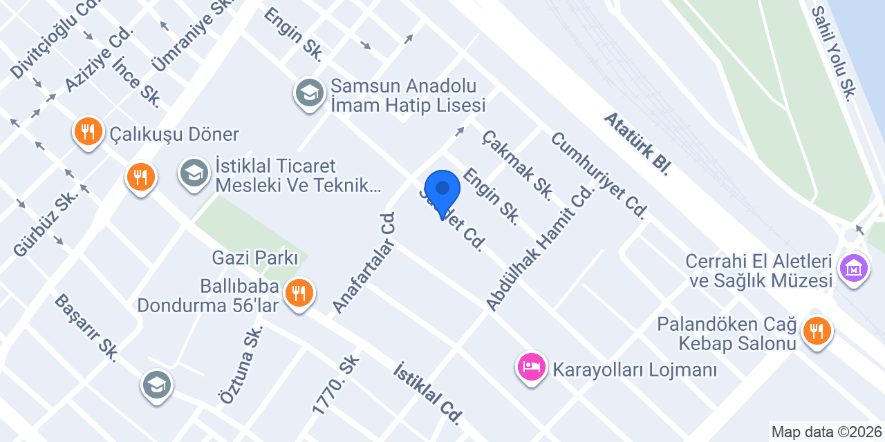 Karadeniz Hukuk Bürosu konumu