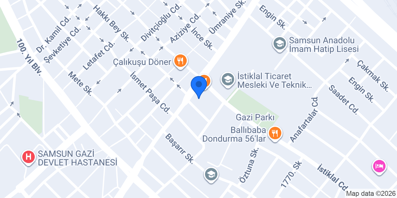 Çiftlik Taksi konumu