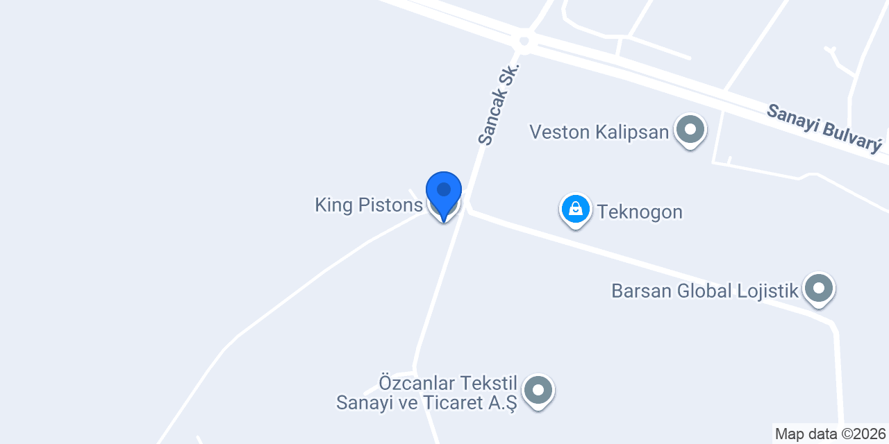 King Pistons konumu