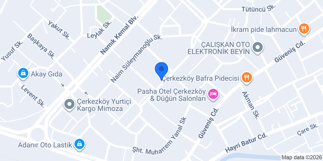 şahmer tekstil konumu