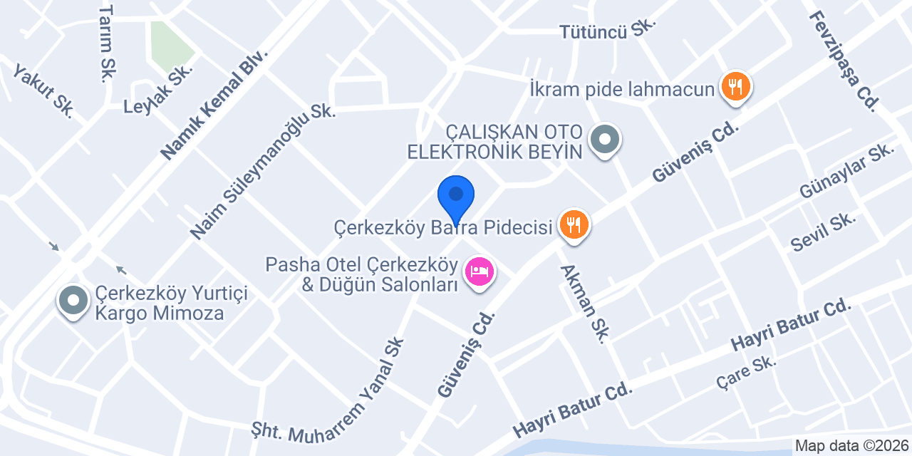 çalışkan tekstil konumu