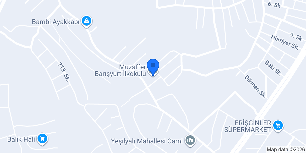 Muzaffer Barışyurt İlkokulu konumu