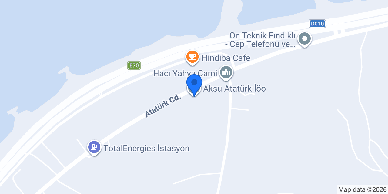 Aksu Atatürk İöo konumu