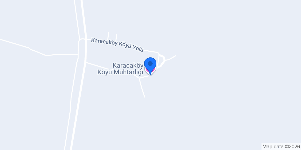 Karacaköy Köyü Muhtarlığı konumu