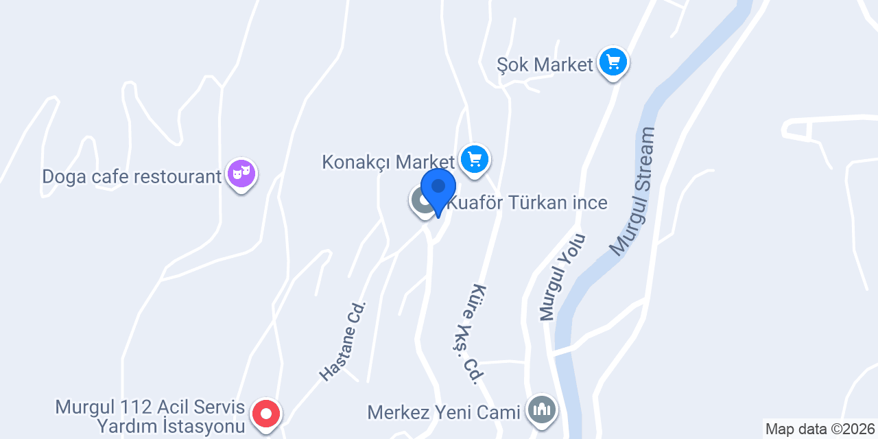 Murgul İlçe Emniyet Müdürlüğü konumu