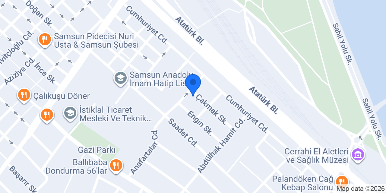 İmaj Src-Üdy-Ody Kursu Samsun - İlkadim konumu