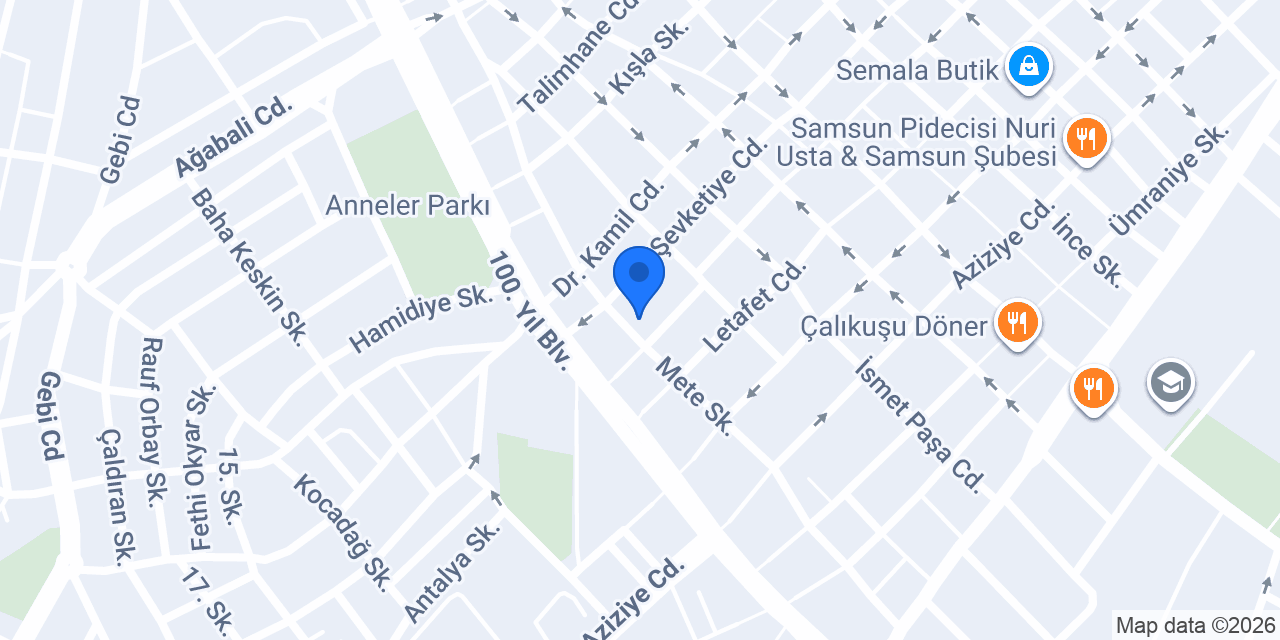 Akarsu tic. Sıhhi tesisat konumu