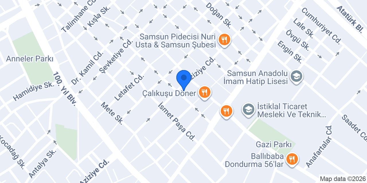 ÖZGÜR ET VE TAVUK DÜNYASI konumu