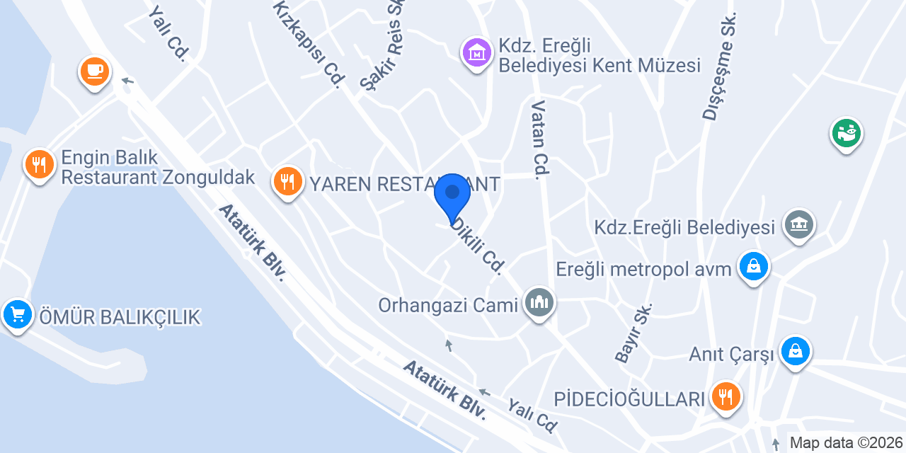 Kut-Ay Ege Ticaret - Karadeniz Ereğli Şubesi konumu