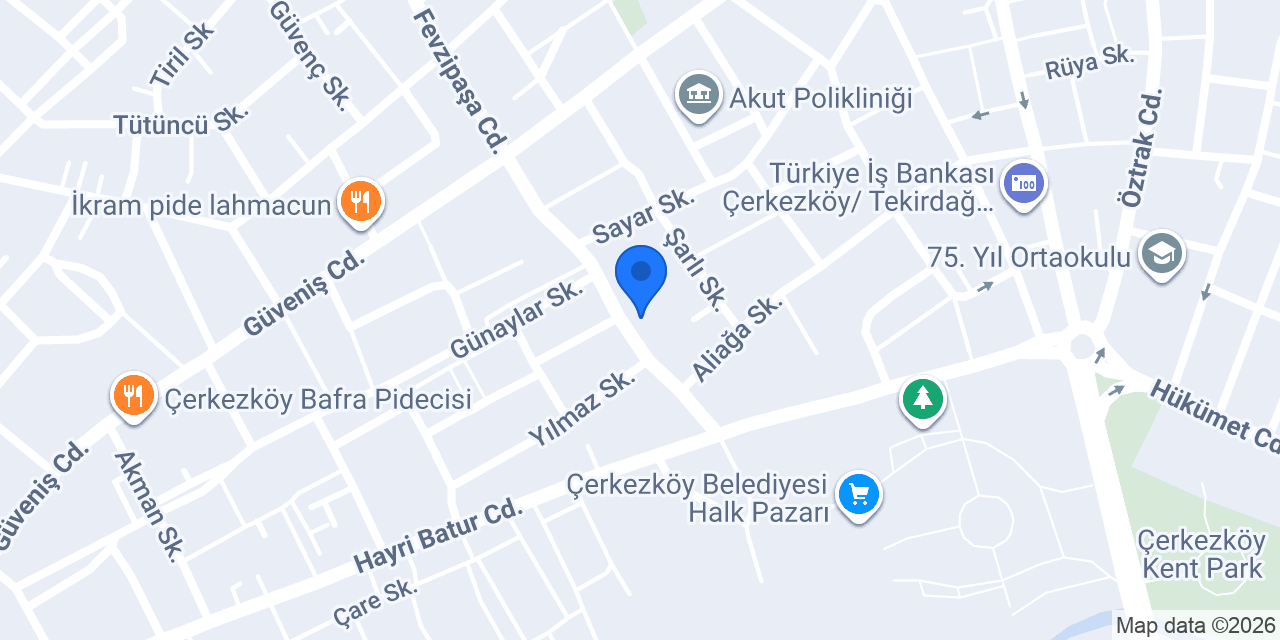 CADDE OTO LASTİK konumu