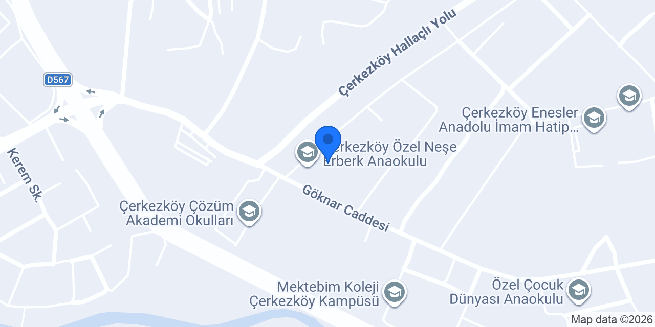 Özel denge anaokulu konumu