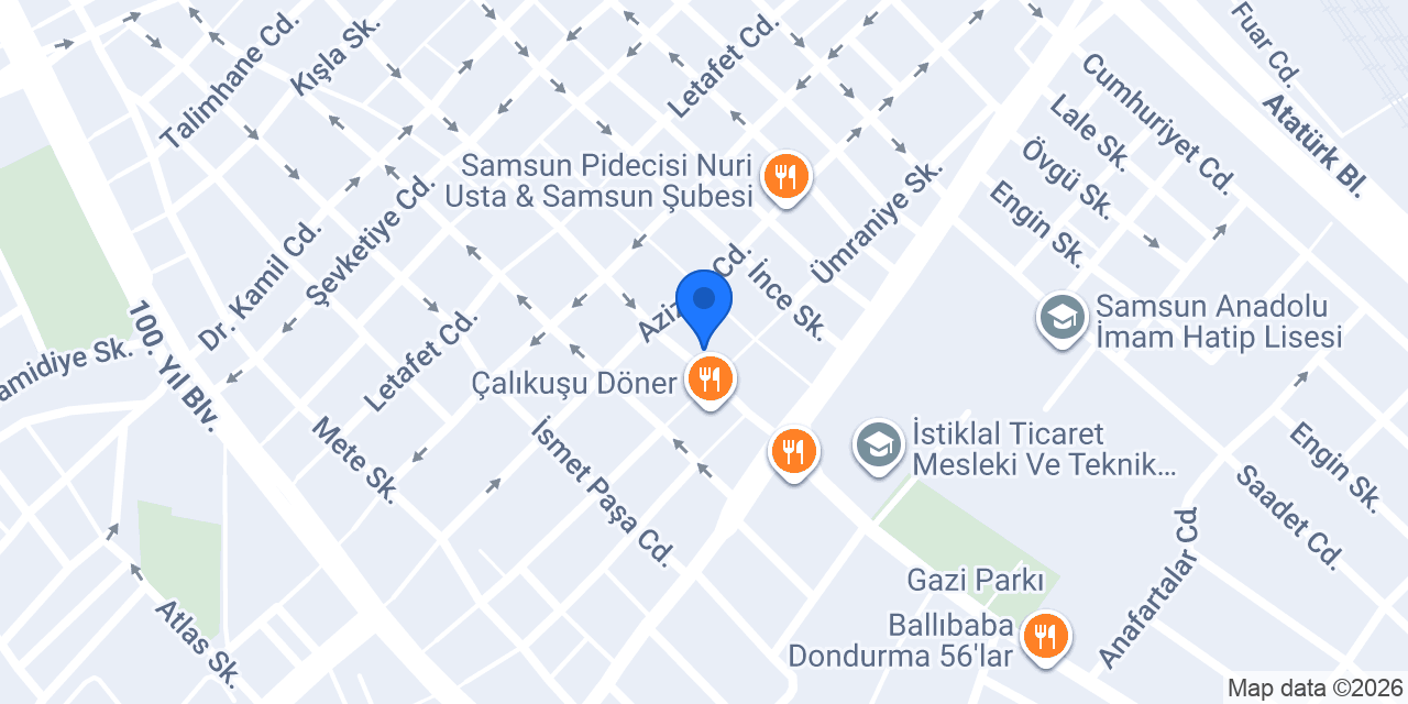 ATK Mimarlık konumu