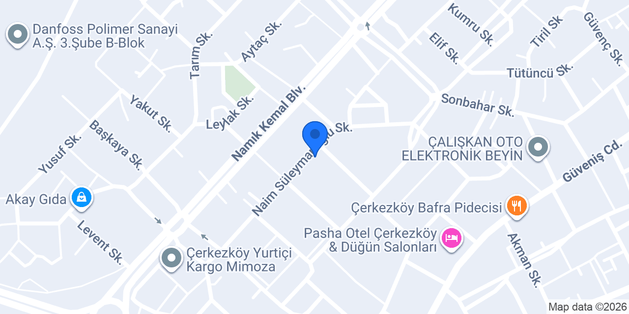 KILIÇOĞLU İnşaat Ticaret konumu