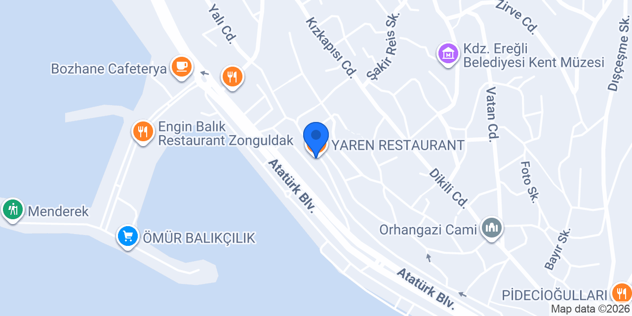 YAREN RESTAURANT konumu