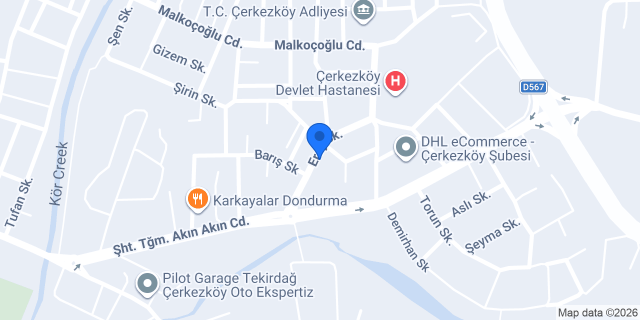 Erdinç erkek kuaförü konumu