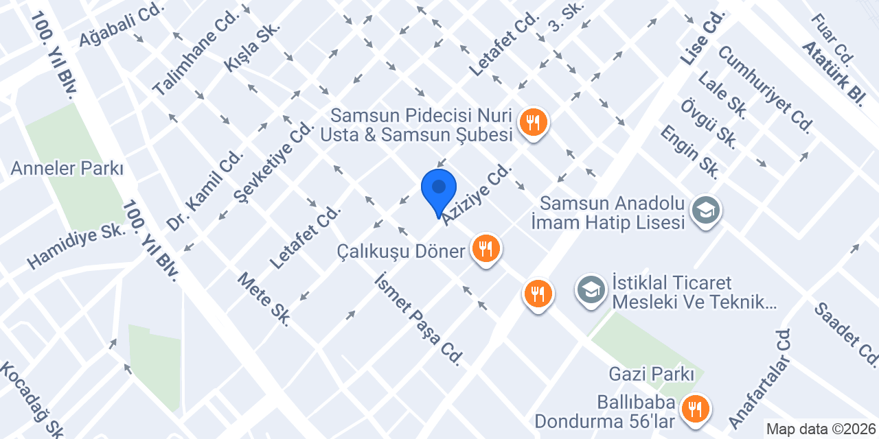 İDEAL SİGORTA SAMSUN konumu