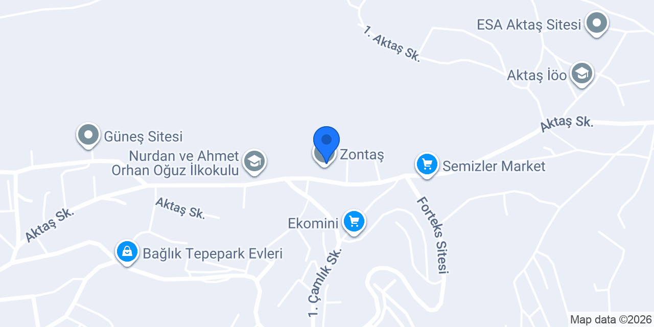 Zontaş konumu