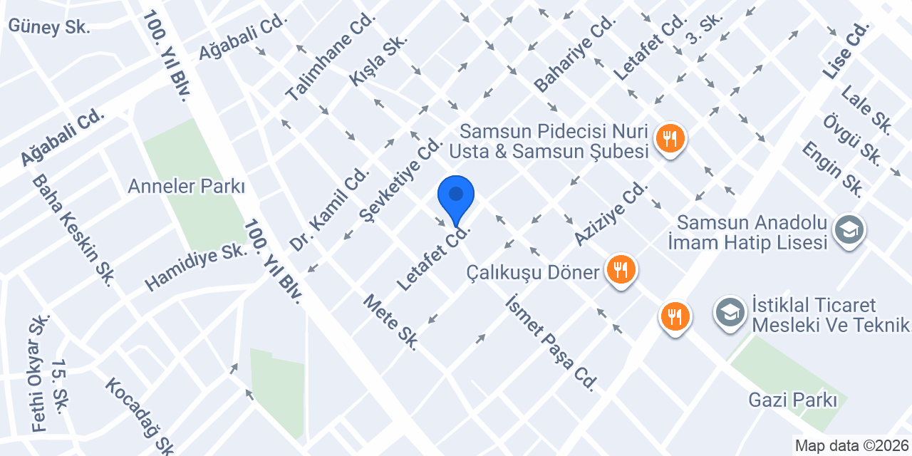 Trend Saç Tasarım konumu