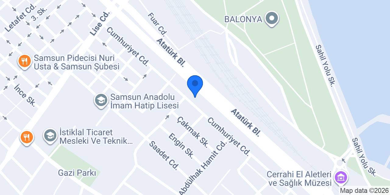 Reaktif Karbon Temizleme konumu